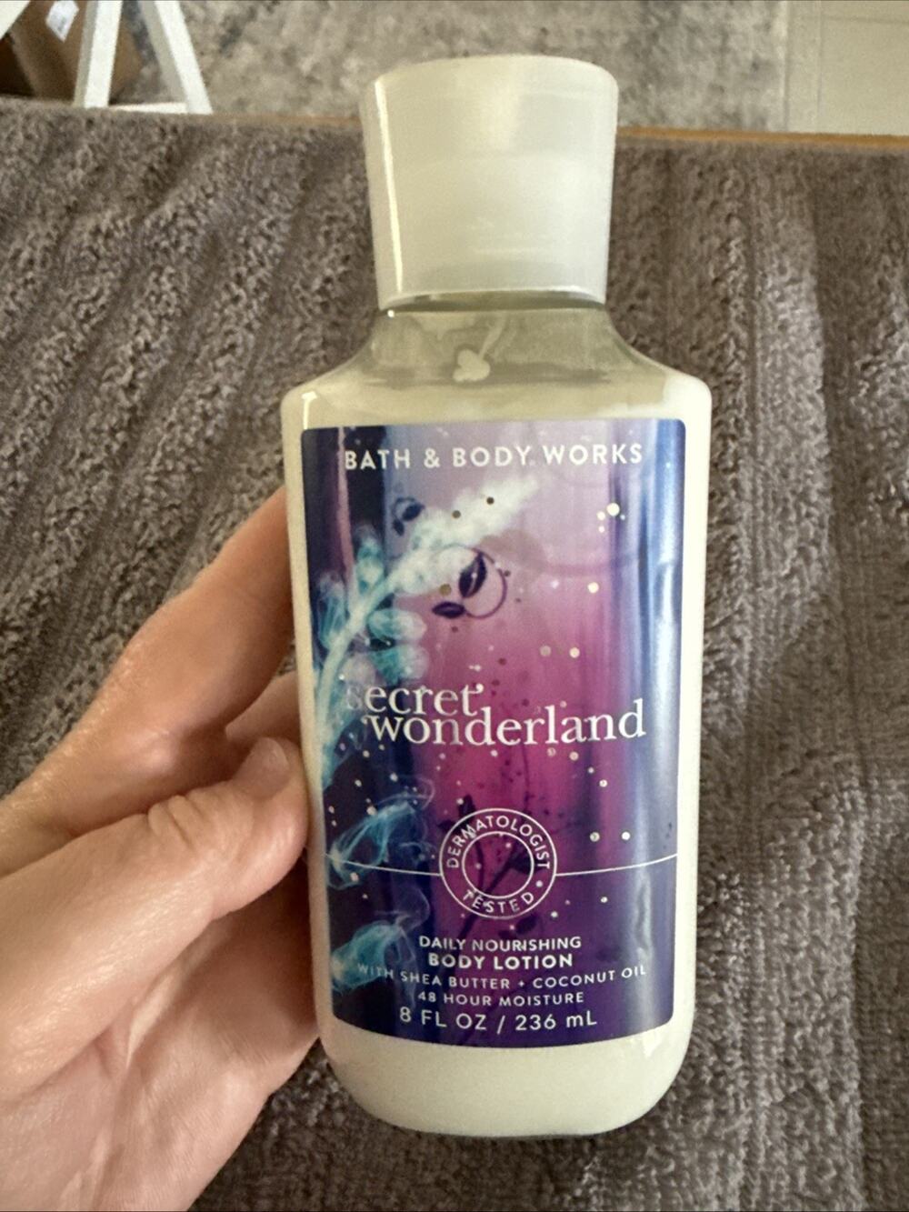 Bath & Body Works Secret Wonderland Jasmine Amber Strawberry Body Lotion 8oz